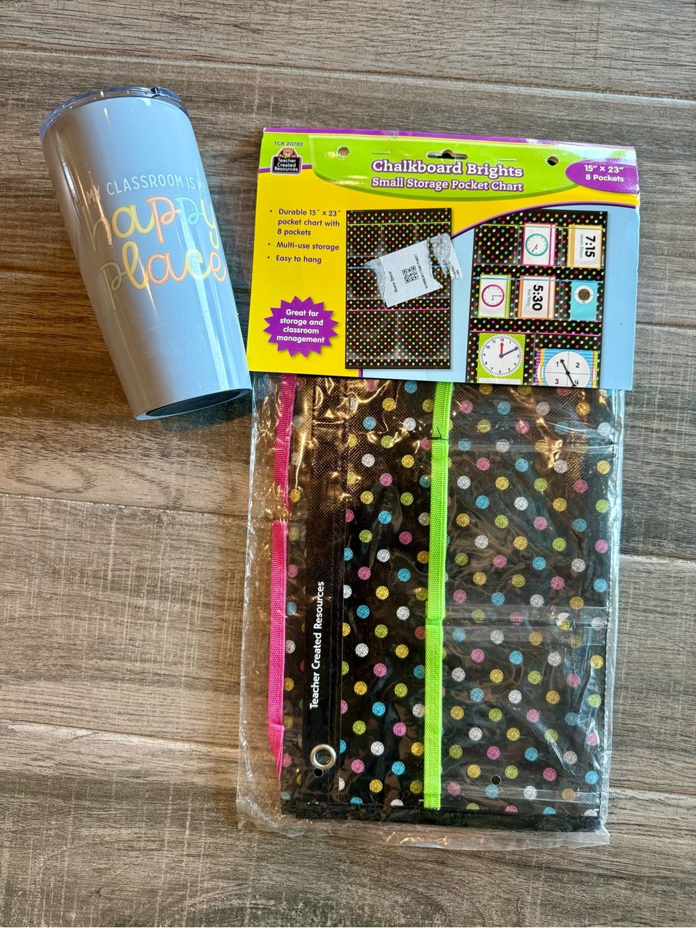 Pocket Chart bundle - Black with Pink & Green Accents